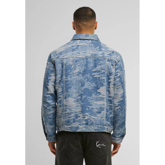 Karl Kani Ανδρικό jacket OG K Distress Camo Os Denim Jacket